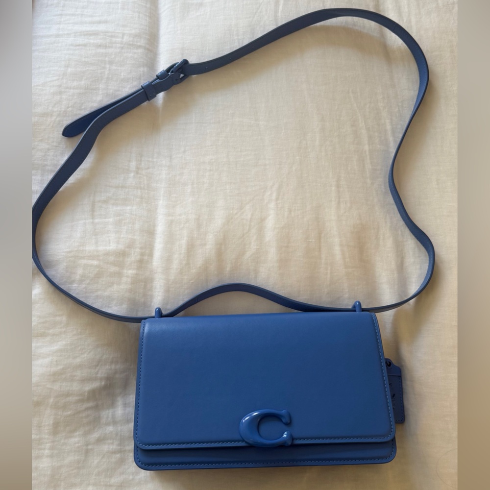 Coach Monochrome Bandit Shoulder Bag in Blueberry - ONE OF ONE